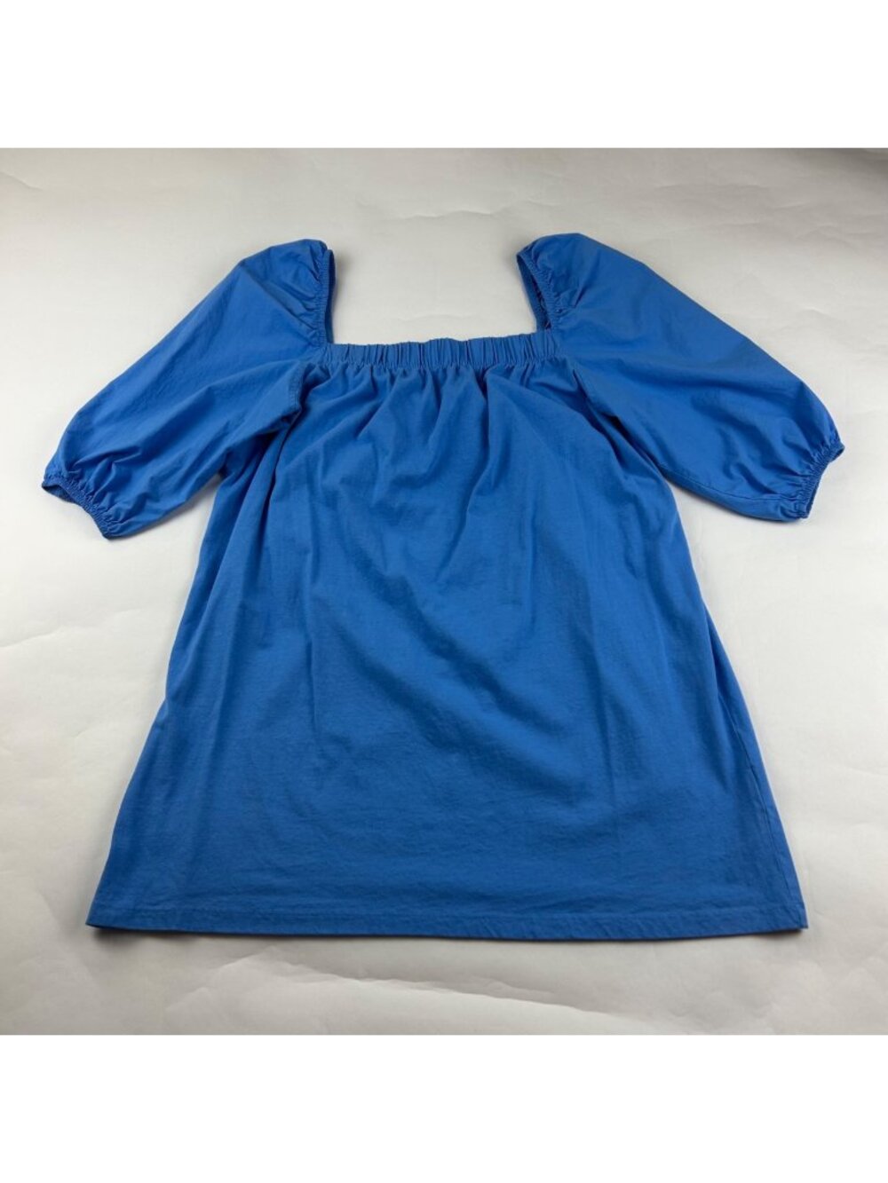 H&M Cornflower Blue Puff Sleeve Mini Dress M